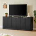 Console Cabinet Storage Cabinet With Shelves Black Side Cabinet Pantry Cabinet Hallway Cabinet Coffee Cabinet