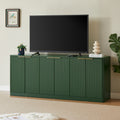 Console Cabinet Storage Cabinet With Shelves Side Cabinet Green Pantry Cabinet Hallway Cabinet Coffee Cabinet