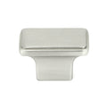 Contemporary 1 1 2 Inch Nepoli Stainless Steel Brushed Nickel Finish Square Cabinet Pull Knobs Case Of 5