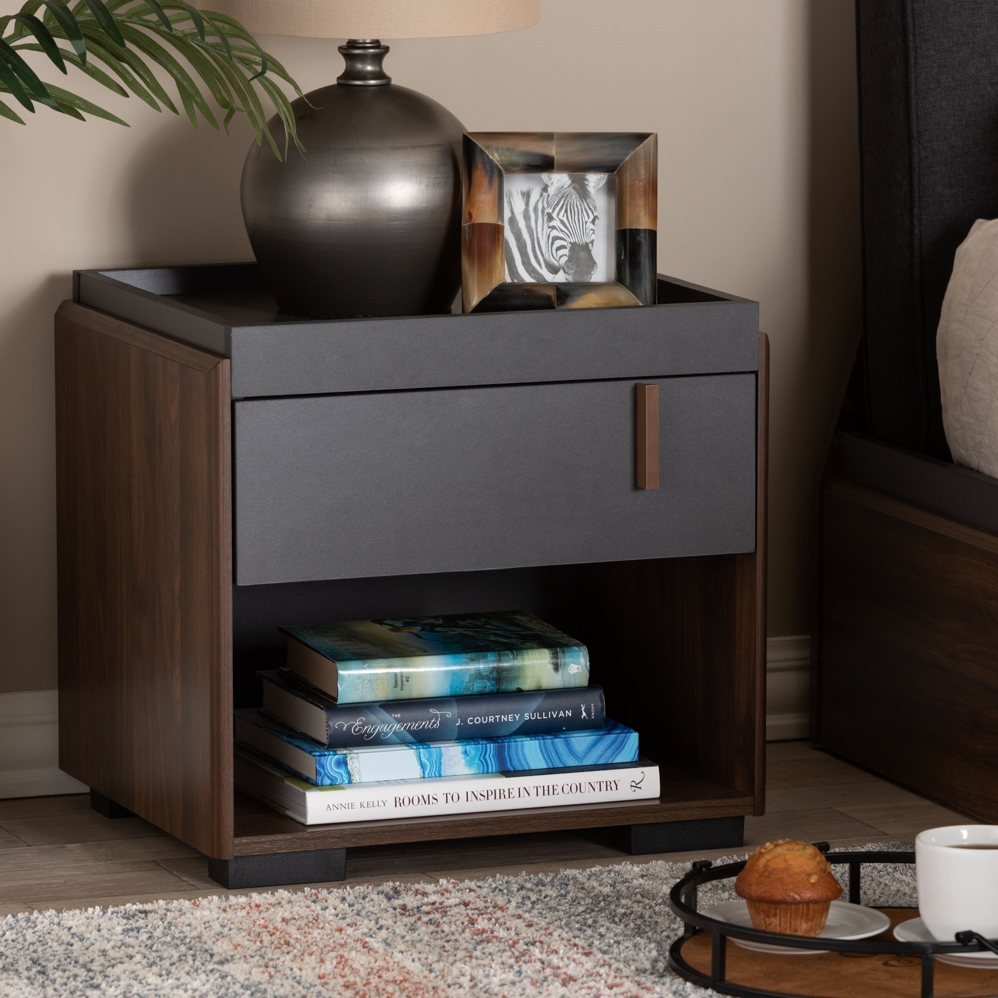 Contemporary 1 Drawer Nightstand