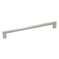 Contemporary 10.625 Inch Key Shape Stainless Steel Finish Cabinet Bar Pull Handles Set Of 4