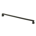 Contemporary 12 Inch Roma Stainless Steel Oil Rubbed Bronze Finish Square Cabinet Bar Pull Handle Case Of 4