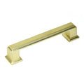 Contemporary 4.25 Inch Roma Champagne Gold Finish Cabinet Handle Case Of 15