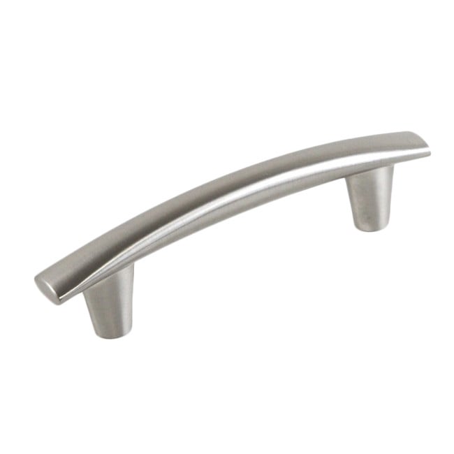 Contemporary 5 1 4 Inch Round Arch Design Stainless Steel Finish Cabinet Bar Pull Handle Case Of 4