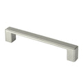Contemporary 5 7 8 Inch Nepoli Stainless Steel Brushed Nickel Finish Square Cabinet Bar Pull Handle Case Of 10