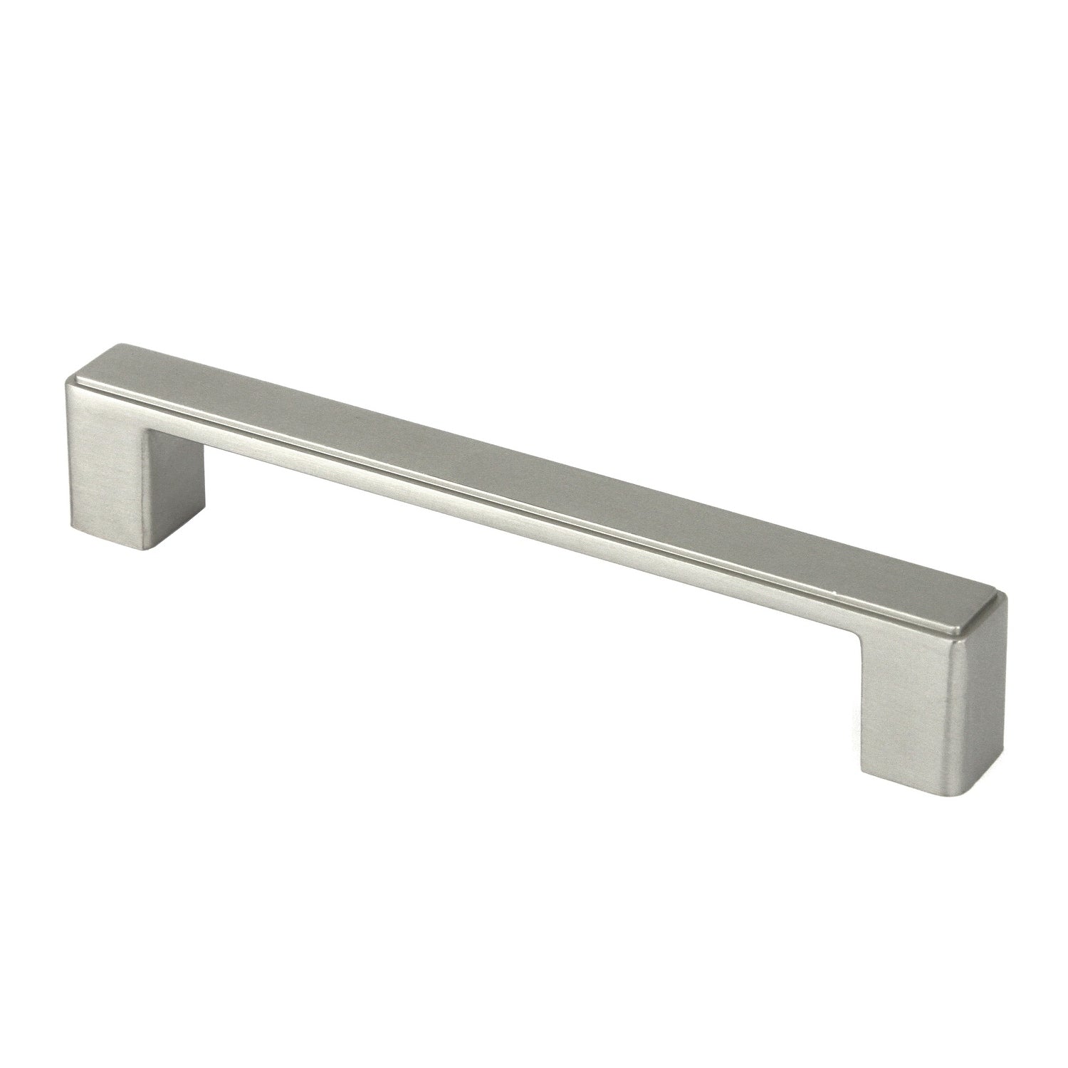 Contemporary 5 7 8 Inch Nepoli Stainless Steel Brushed Nickel Finish Square Cabinet Bar Pull Handle Case Of 10