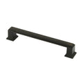 Contemporary 5.75 Inch Roma Stainless Steel Oil Rubbed Bronze Finish Square Cabinet Bar Pull Handle Case Of 4
