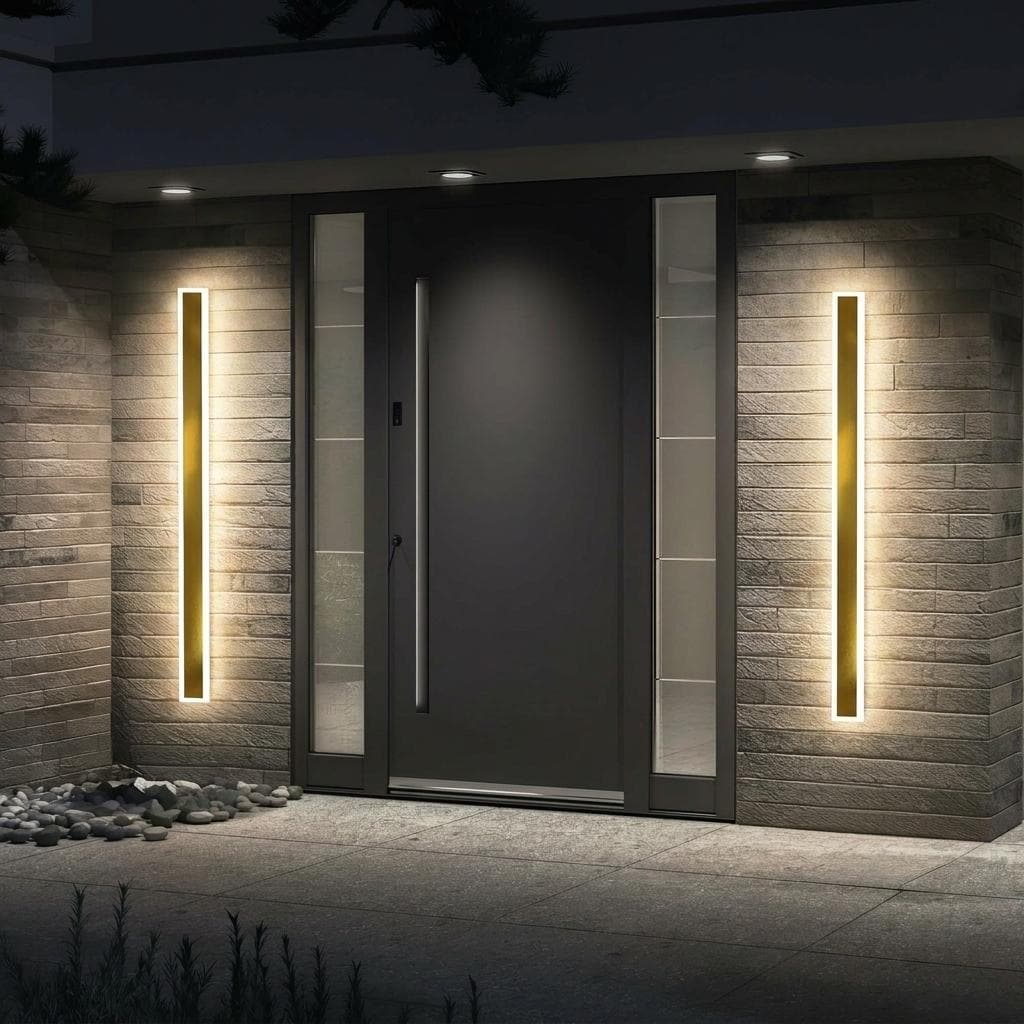 Contemporary 60 In In Outdoor Wall Sconces With Rgbcw Effects 60 Inch