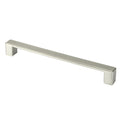 Contemporary 8 3 8 Inch Nepoli Stainless Steel Brushed Nickel Finish Square Cabinet Bar Pull Handle Case Of 4