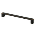 Contemporary 8.375 Inch Nepoli Oil Rubbed Bronze Finish Square Cabinet Bar Pull Handle Case Of 5