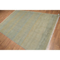 Contemporary Chic Oriental Hand Knotted Area Rug Multi