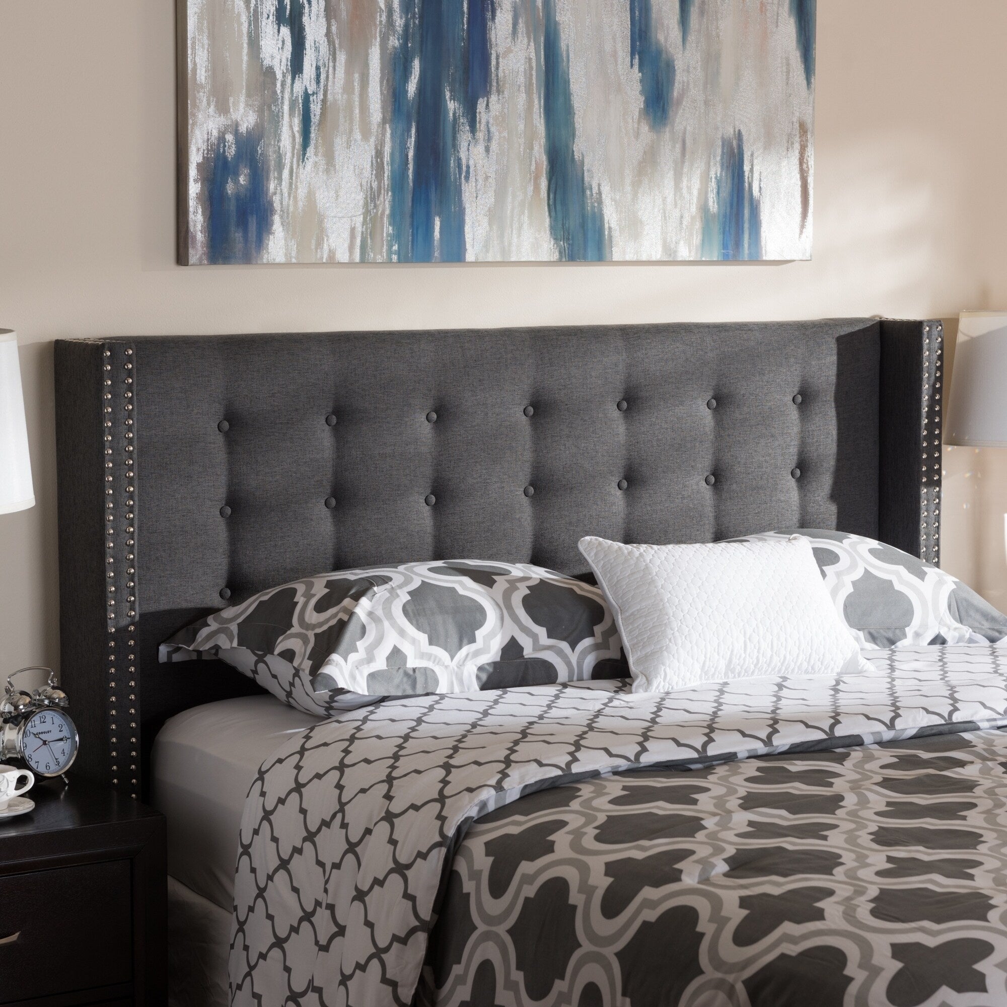 Contemporary Fabric Headboard By Baxton Studio