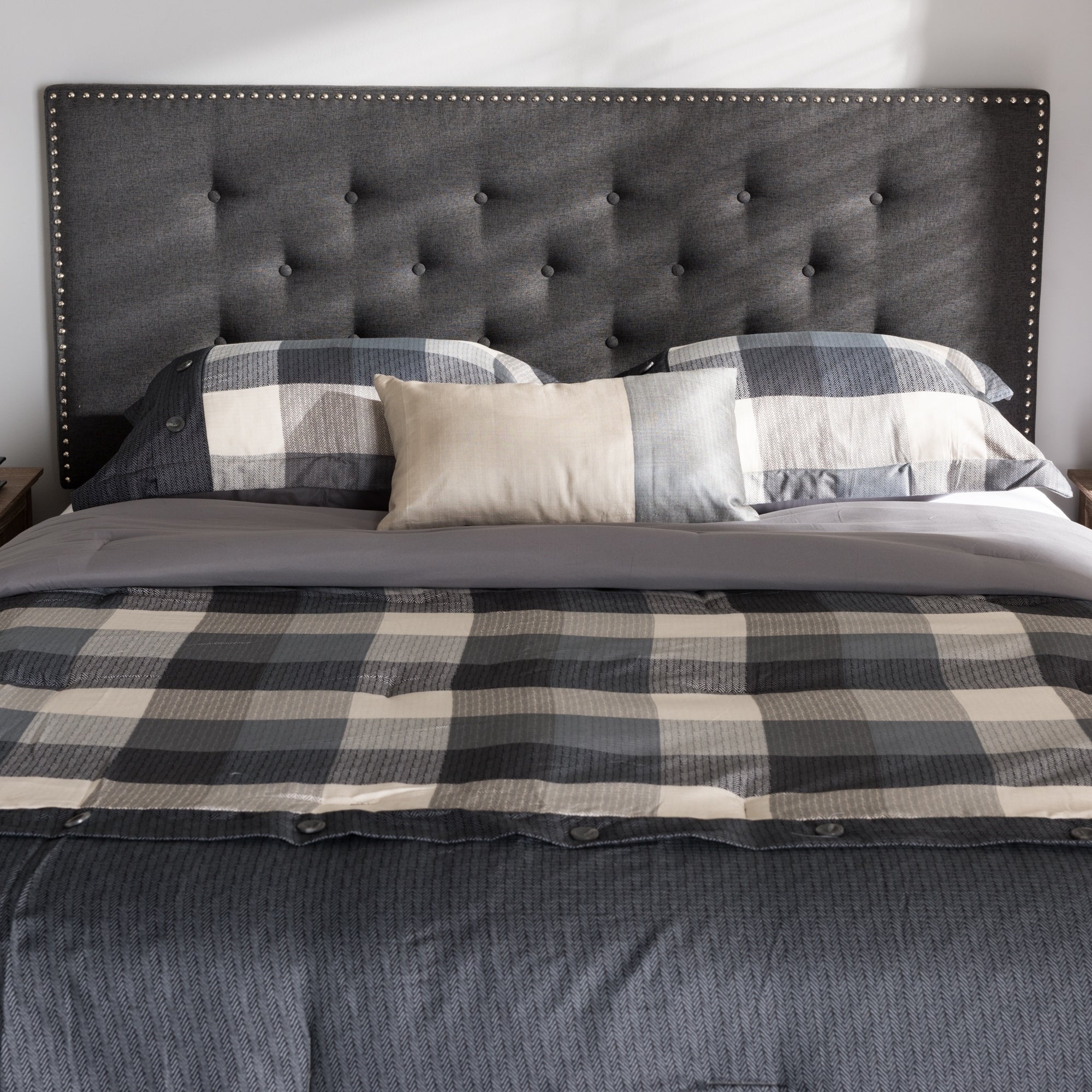 Contemporary Fabric Headboard By Baxton Studio
