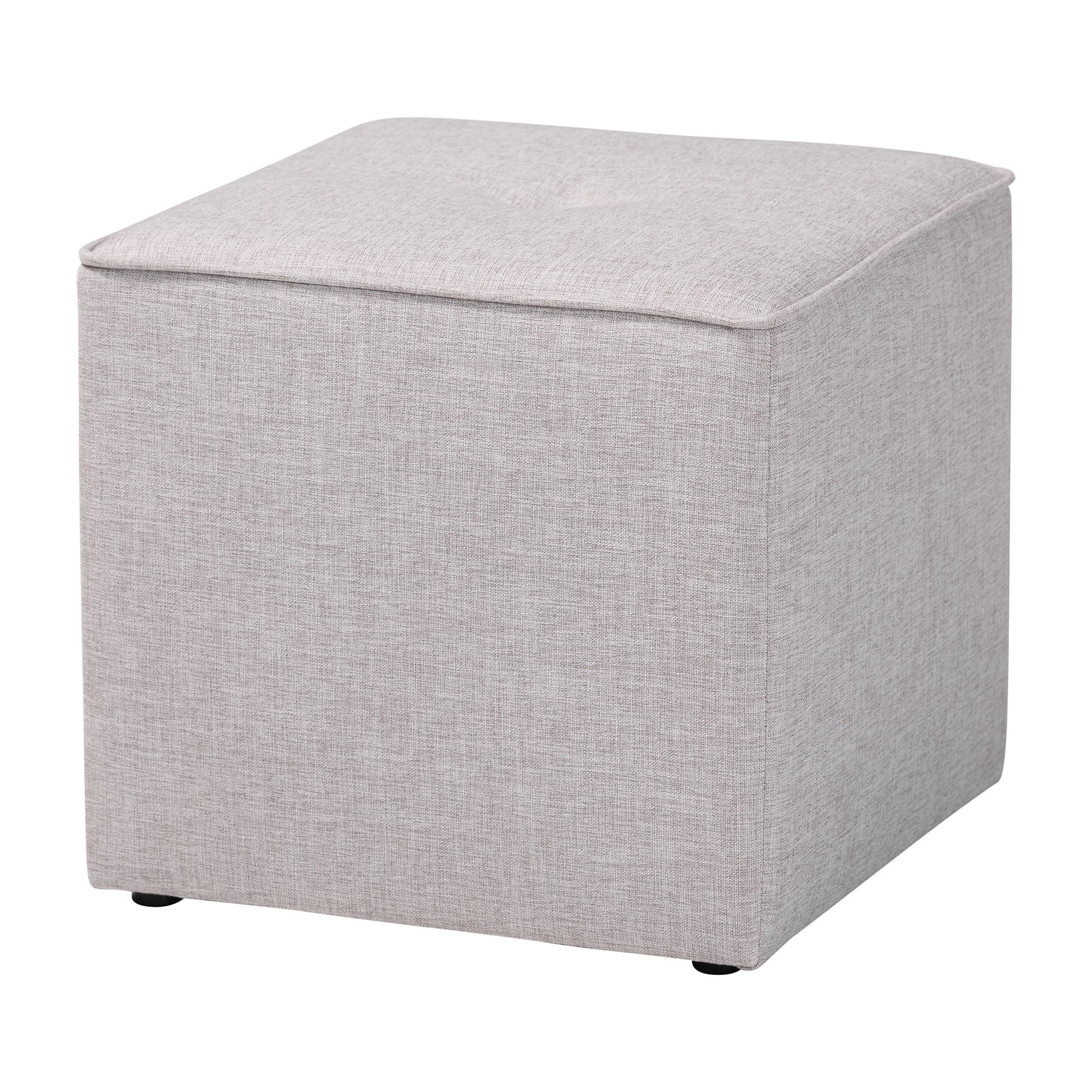 Contemporary Fabric Ottoman By Baxton Studio