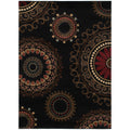 Contemporary Kaleidoscope Beige Area Rug 53 X 73