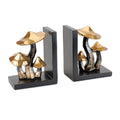 Contemporary Mushroom Bookends Set Of 2