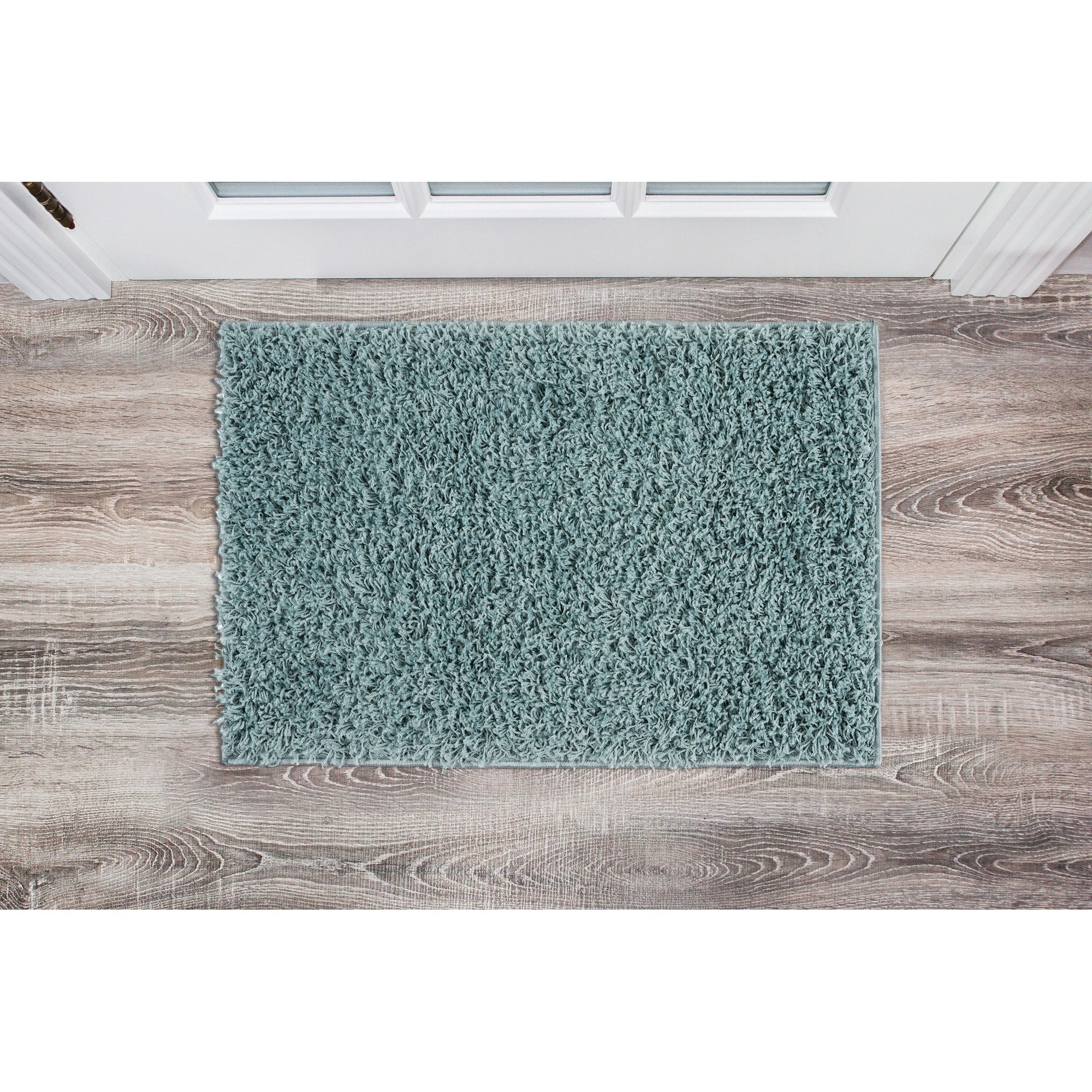 Contemporary Solid Cozy Plush Shag Area Rug