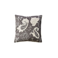 Contemporary Style Set Of 2 Throw Pillows With Paisley And Floral Designing