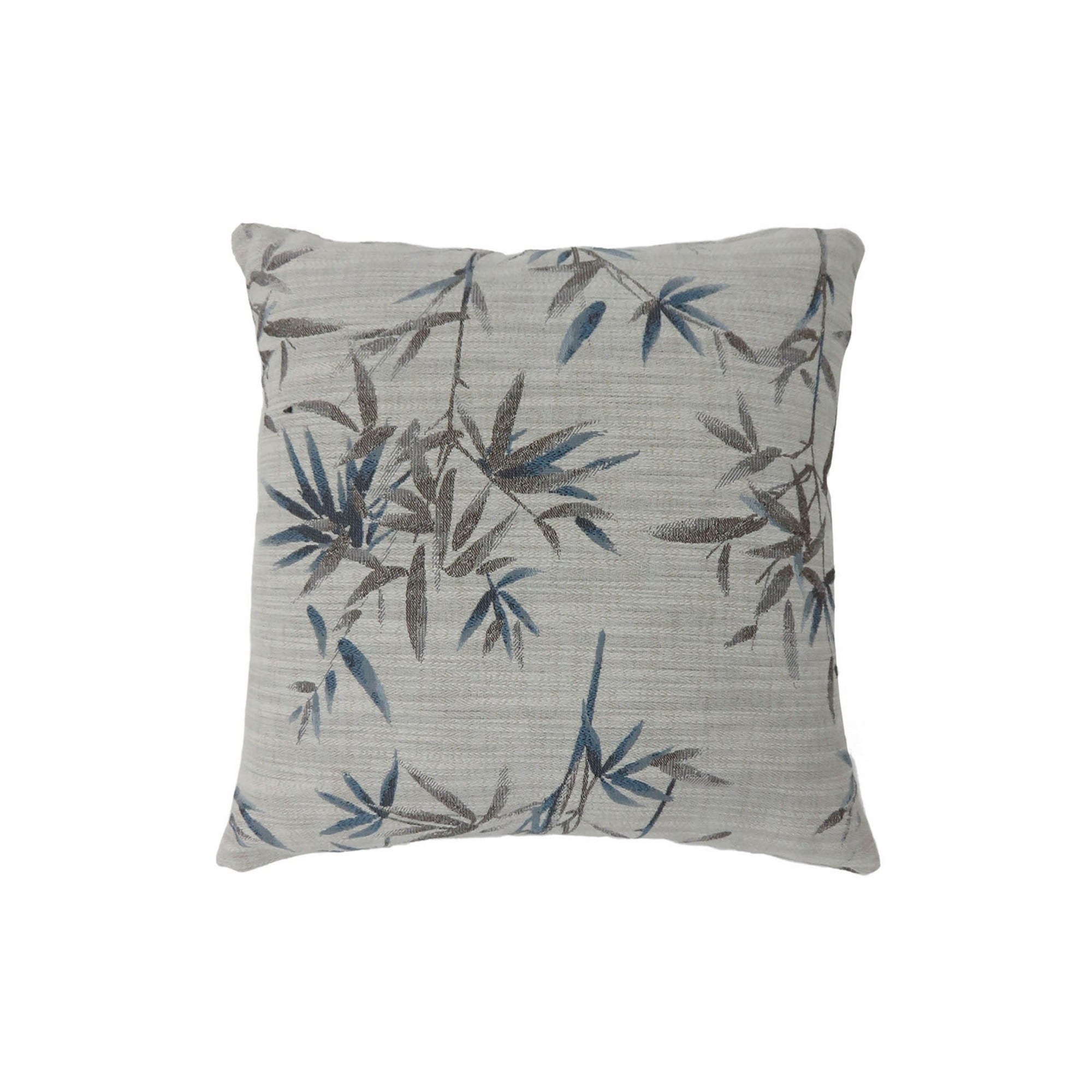Contemporary Style Set Of 2 Throw Pillows Blue