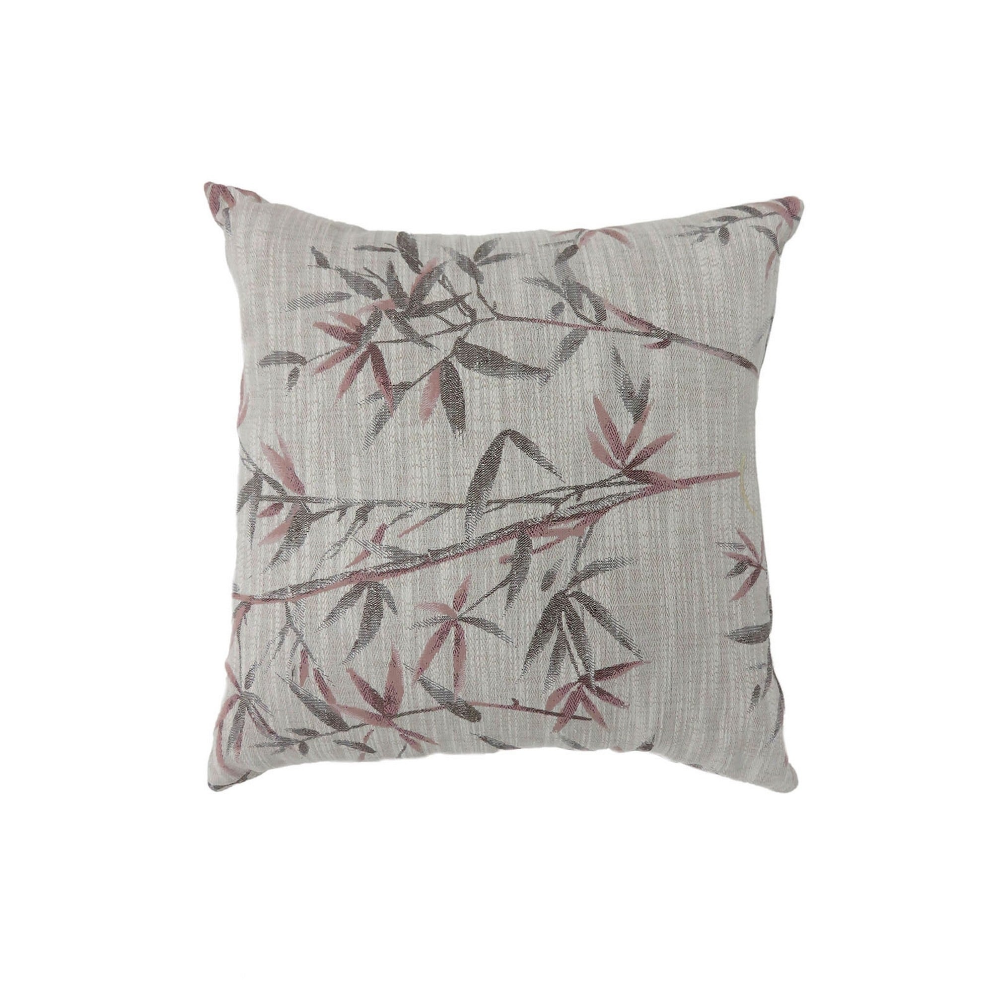 Contemporary Style Set Of 2 Throw Pillows Red