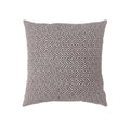 Contemporary Style Small Diagonal Patterned Set Of 2 Throw Pillows Brown