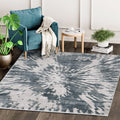 Contemporary Vista Grey Abstract Indoor Rug 710 X 102