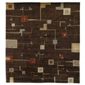Contemporary Hand Knotted New Zealand Wool Plum Sage Area Rug 9 X 10