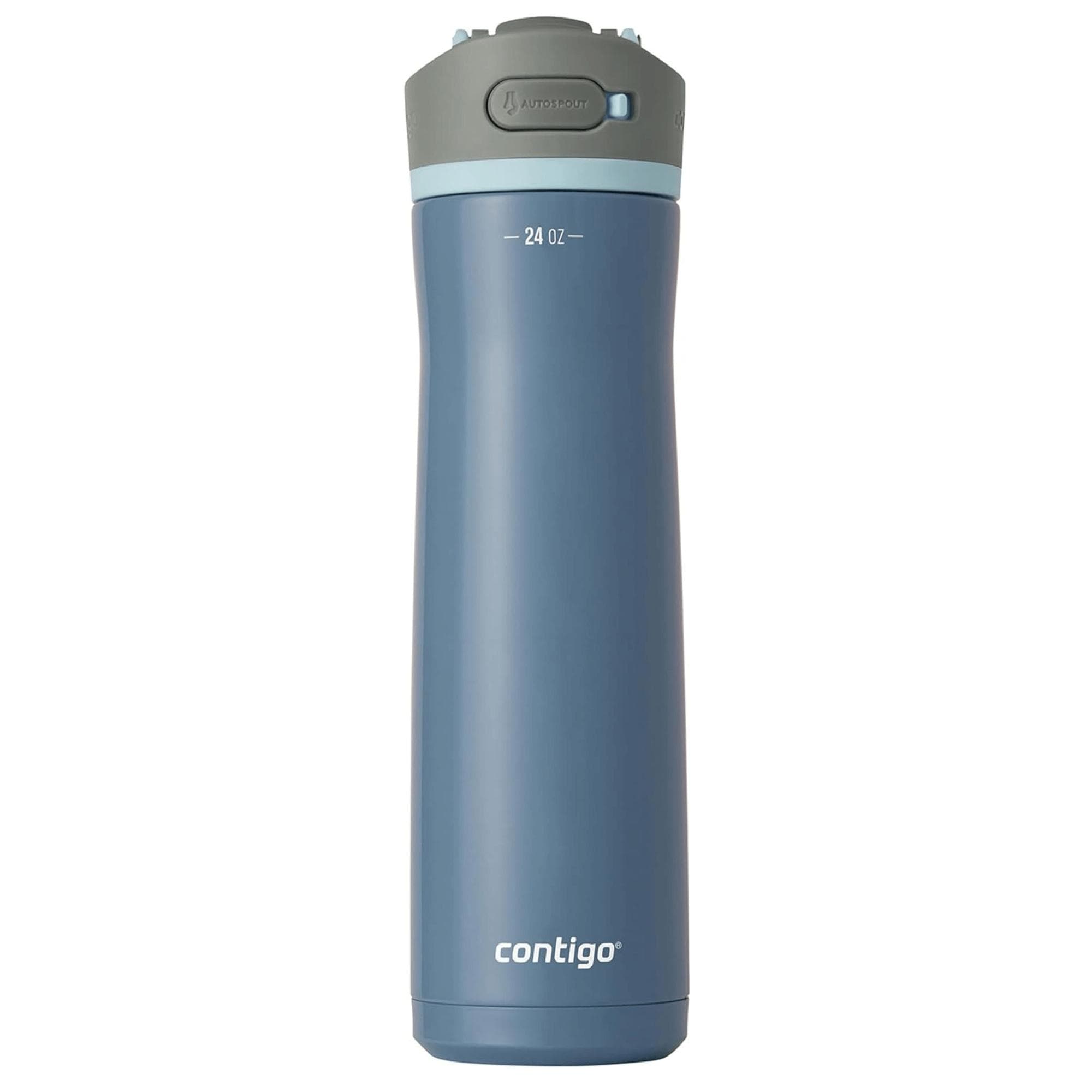 Contigo Wells Chill Stainless Steel 24Oz Water Bottle With Autospout Straw Lid And Filter