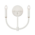 Continuance 11 High 2 Light Sconce White Coral 11 Inch Tall