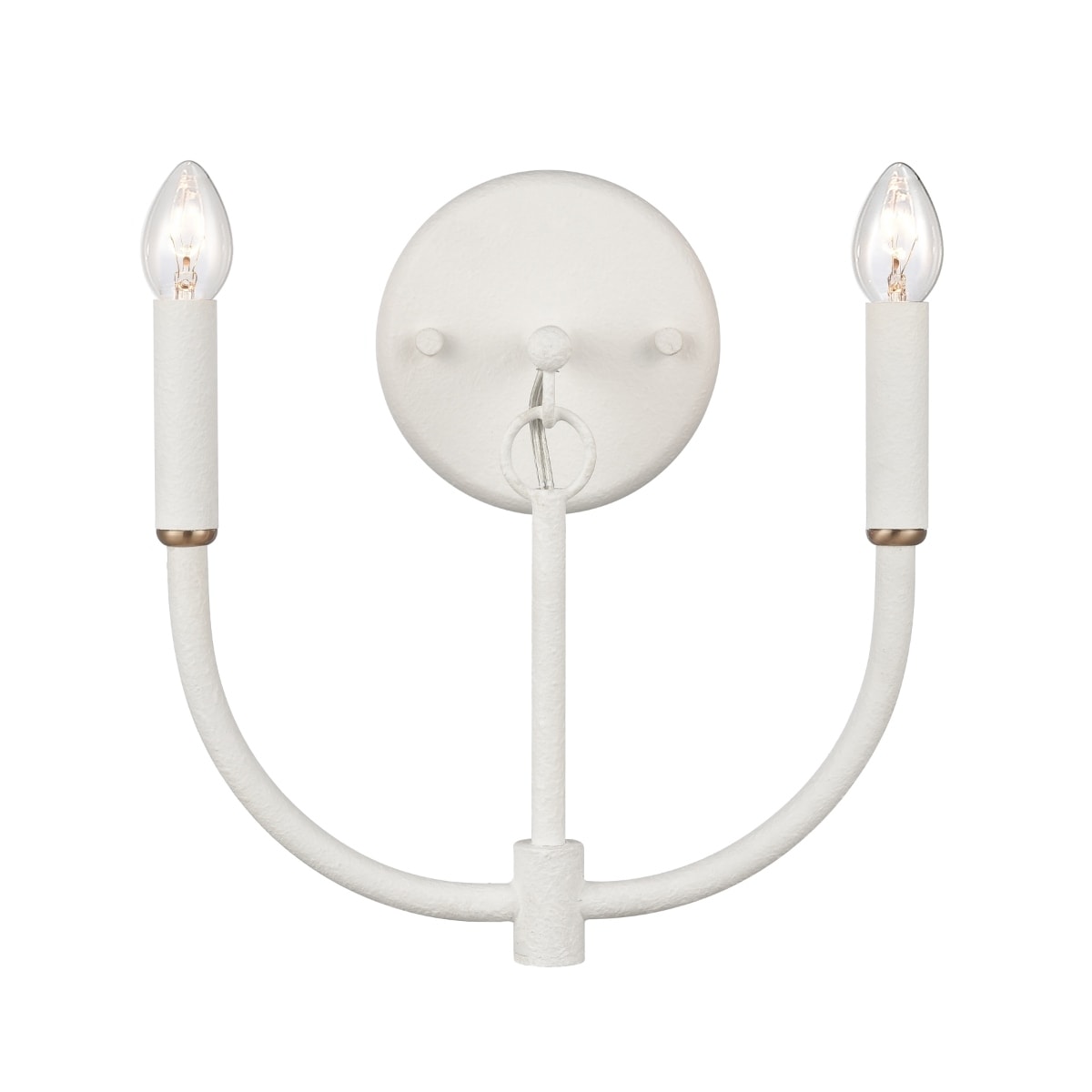 Continuance 11 High 2 Light Sconce White Coral 11 Inch Tall