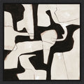 Contrasting Shapes Motion I By Hannah Dawson Framed Canvas Wall Art Print