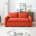 Convertible Loveseat Sleeper Sofa Couch With Metal Frame 2 Seater Sofa Couch Pull Out Sofa Bed With Armrests