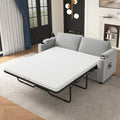 Convertible Sofa Bed Loveseat Sleeper With Usb Ports Cup Holders Side Pockets Space Saving
