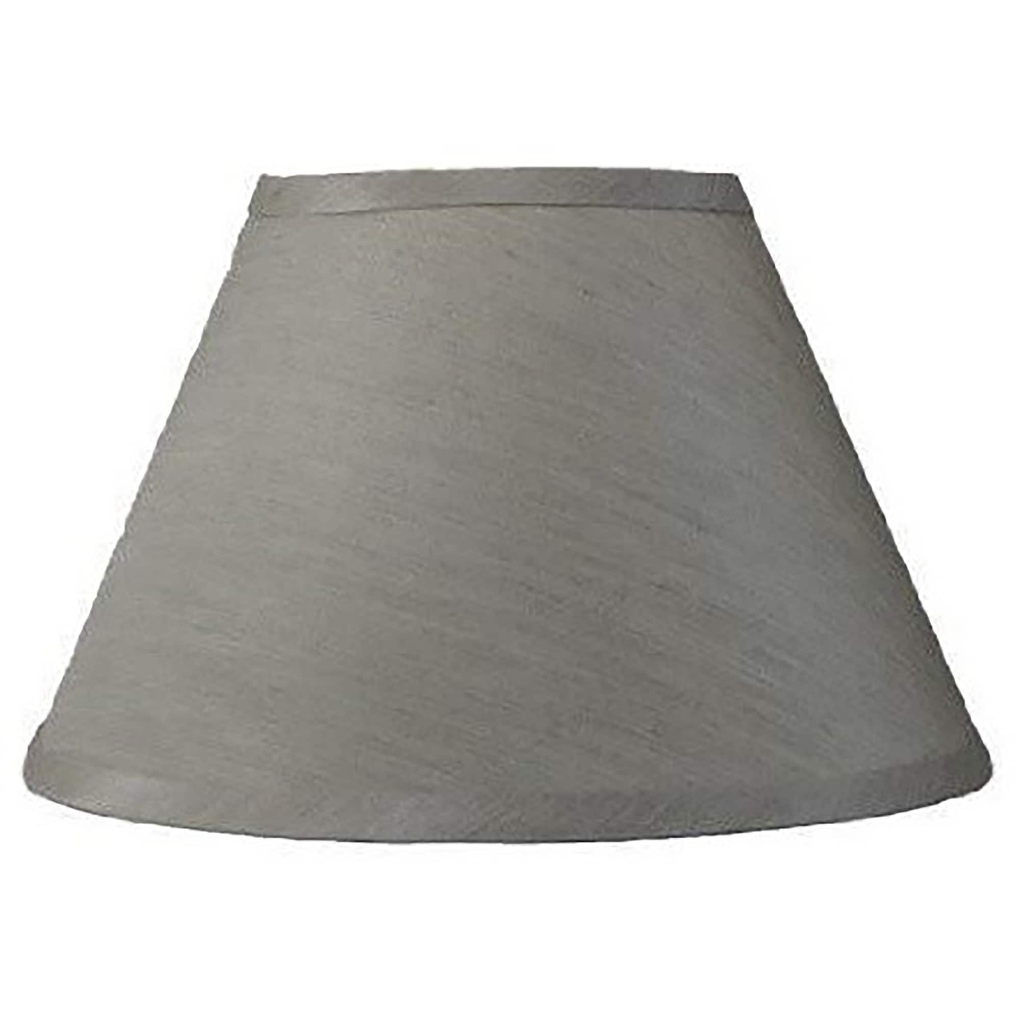 Conical Lamp Shade Faux Silk 8 Inch Top 16 Inch Bottom 10 Inch Slant