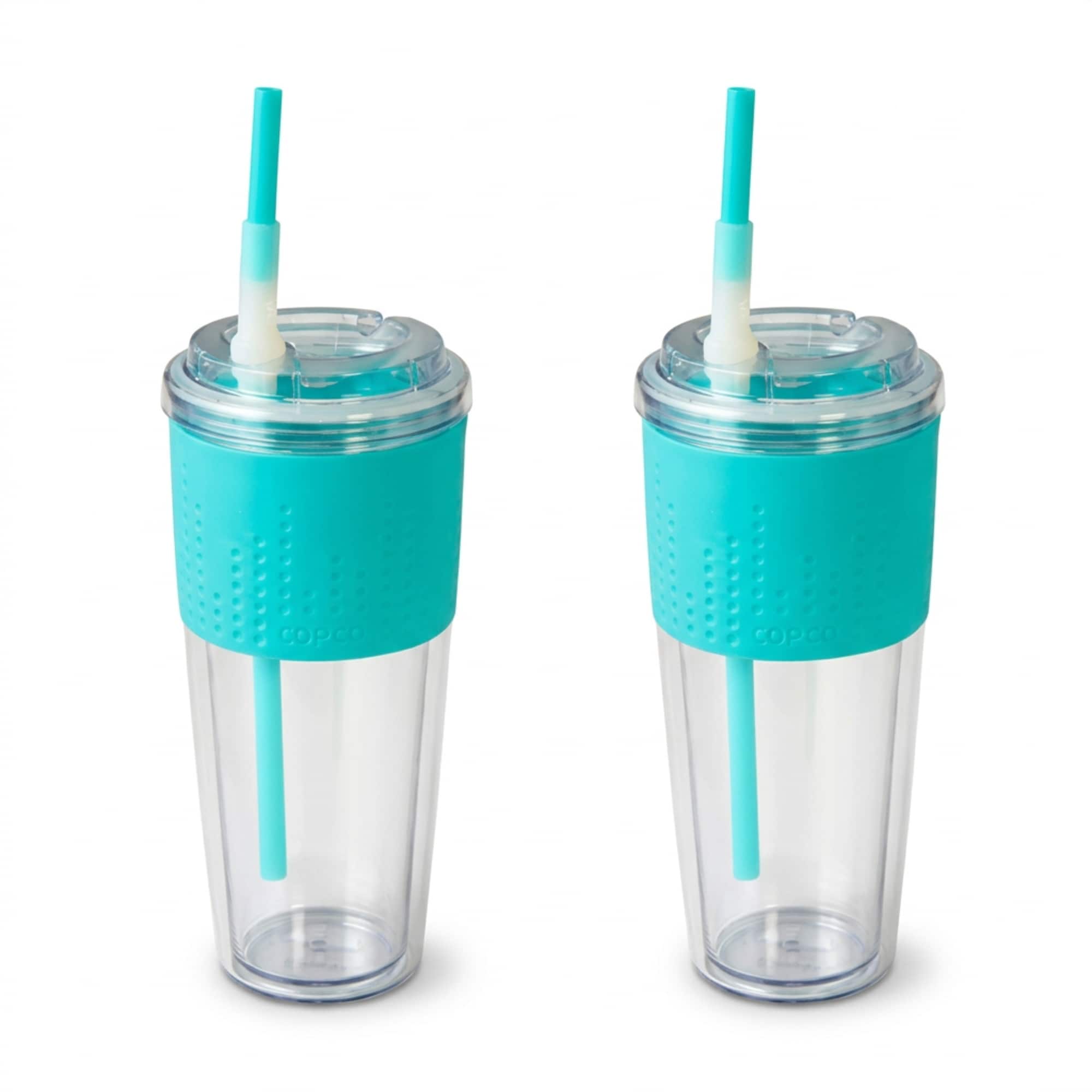 Copco Lock N Roll Double Wall 20 Ounce Teal 2 Pack 20 Ounce