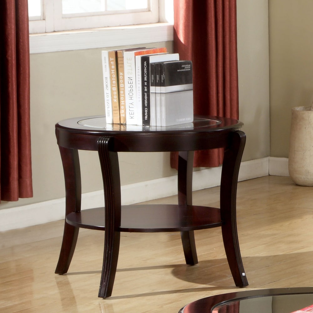 Copper Grove Angelina Modern Espresso End Table