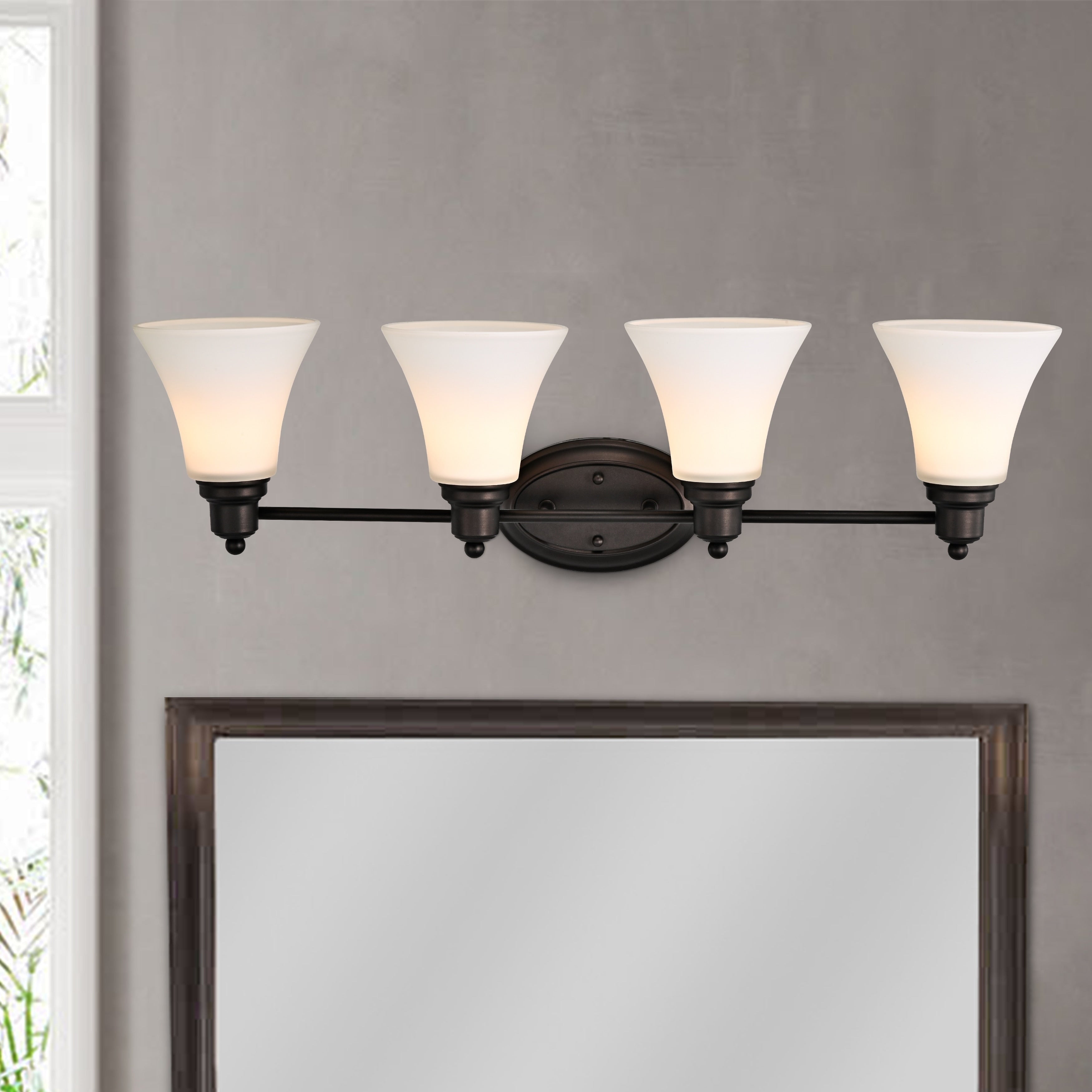 Copper Grove Auvinya 4 Light Oil Rubbed Bronze Bath Vanity Fixture