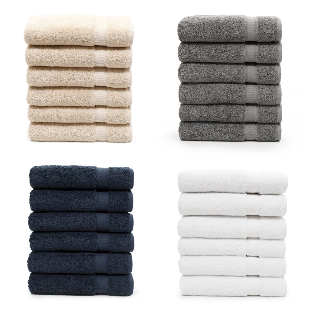 Copper Grove Belgrad 6 Piece Turkish Cotton Hand Towel Set