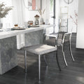 Furniture Of America Orson Contemporary Chrome Side Chairs Set Of 2