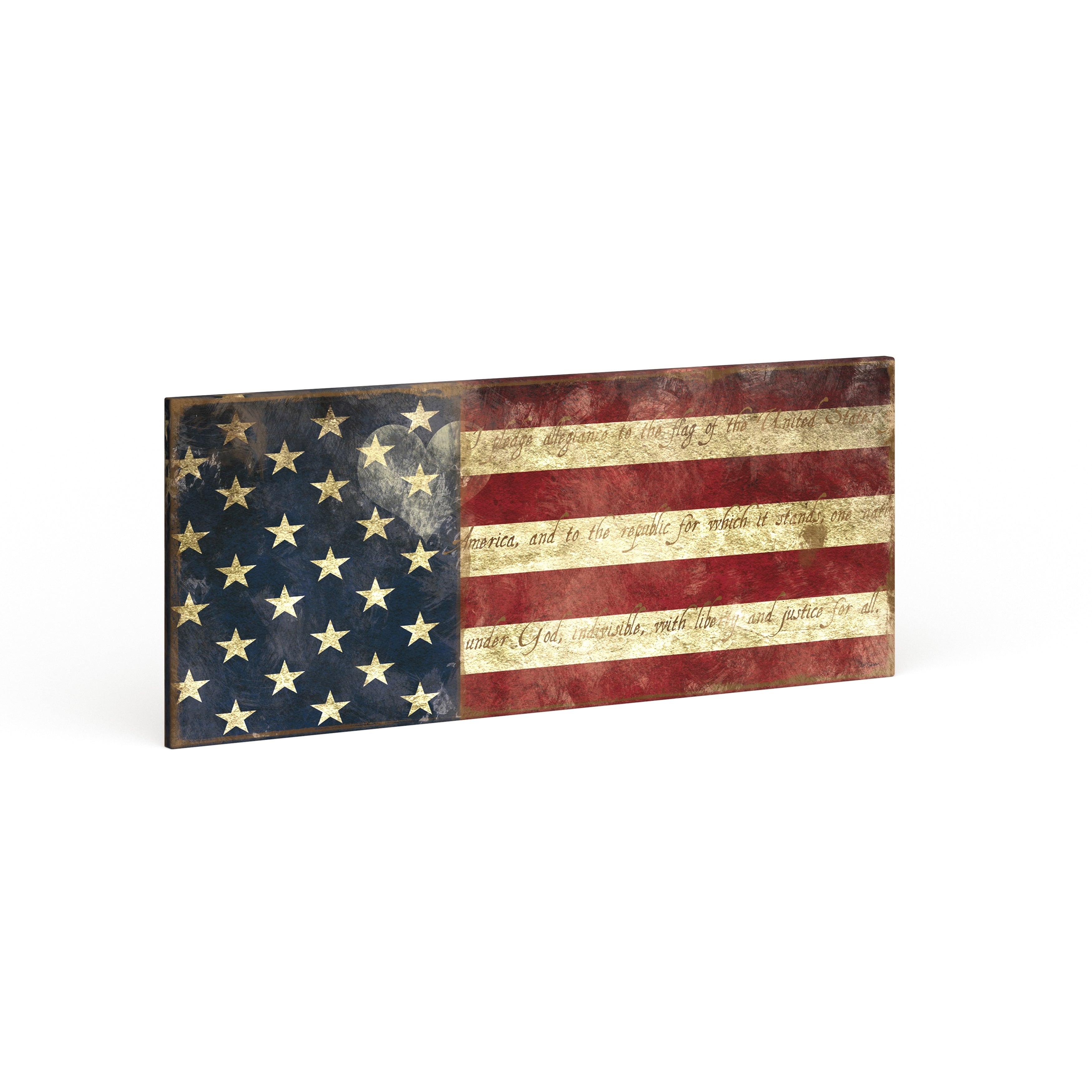 Copper Grove Carol Robinson I Pledge Allegiance Premium Gallery Wrapped Canvas Art 3 Sizes Available