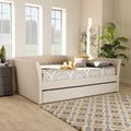 Copper Grove Costesti Modern Upholstered Daybed With Trundle