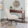 Copper Grove Cranesbill Antique Tobacco Brown Writing Desk