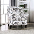 Copper Grove Dedoplist Blue Grey Letter Chair