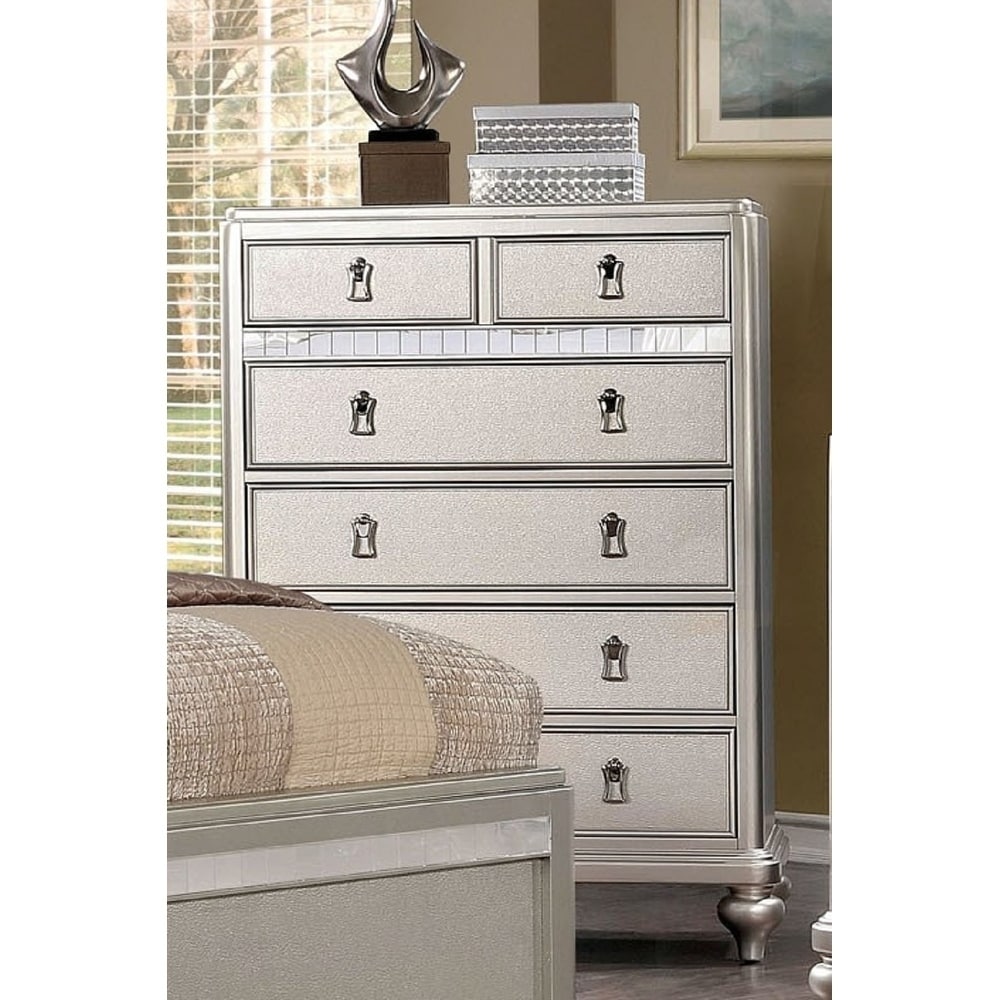 Ayeda I Transitional 5 Drawer Chest By Foa