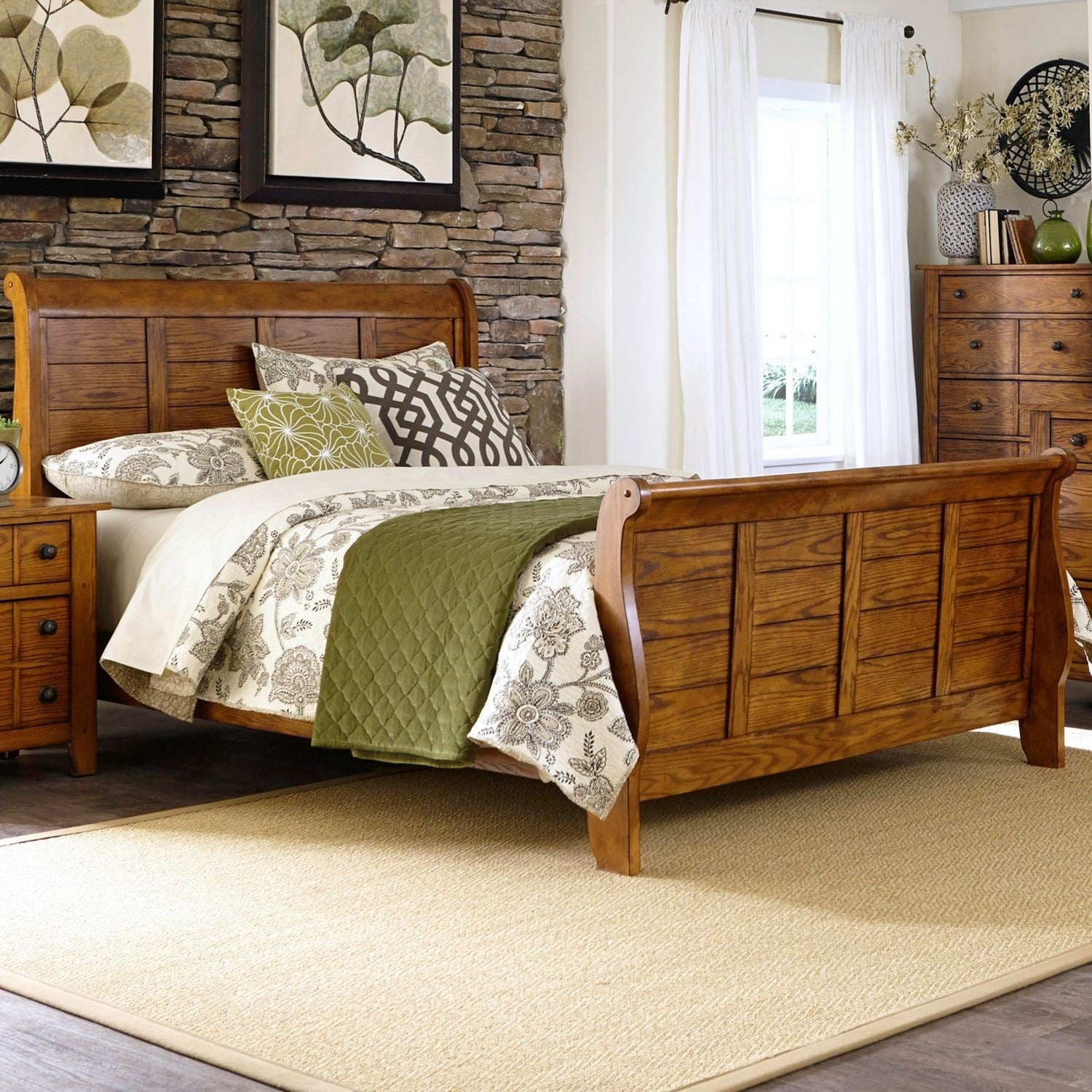 Copper Grove Tbilisi King Sleighbed