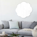 Copper Grove Gasperaux Medium Peaked Frameless Mirror
