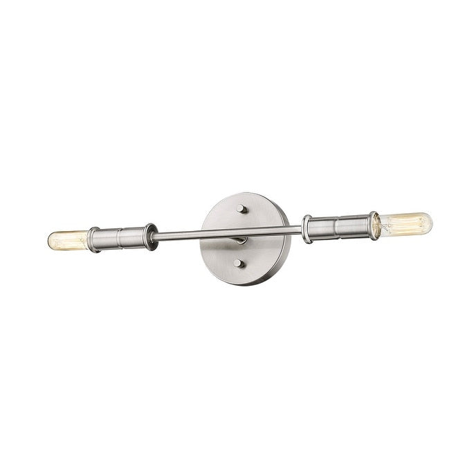Copper Grove Gavar 2 Light Satin Nickel Vanity Mirror Light