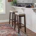 Copper Grove Ghindesti Backless Saddle Seat Bar Stool