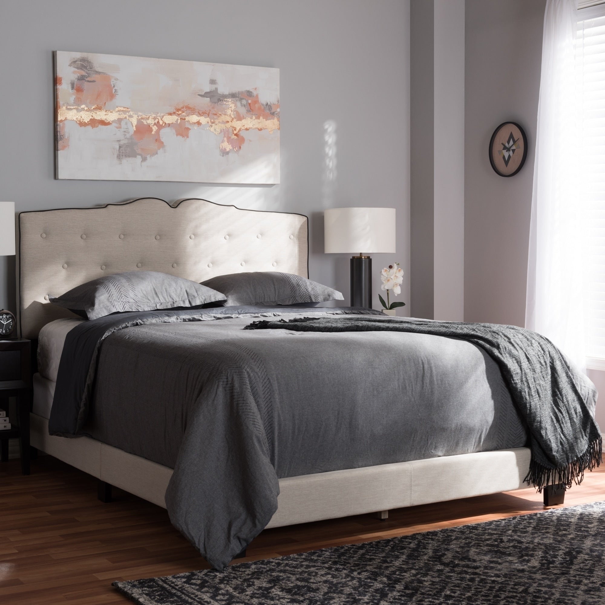 Copper Grove Gilnockie Contemporary Fabric Bed