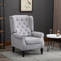 Copper Grove Guanta Tufted Accent Chair With Wooden Legs